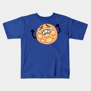 Crying Waffle Friend Kids T-Shirt